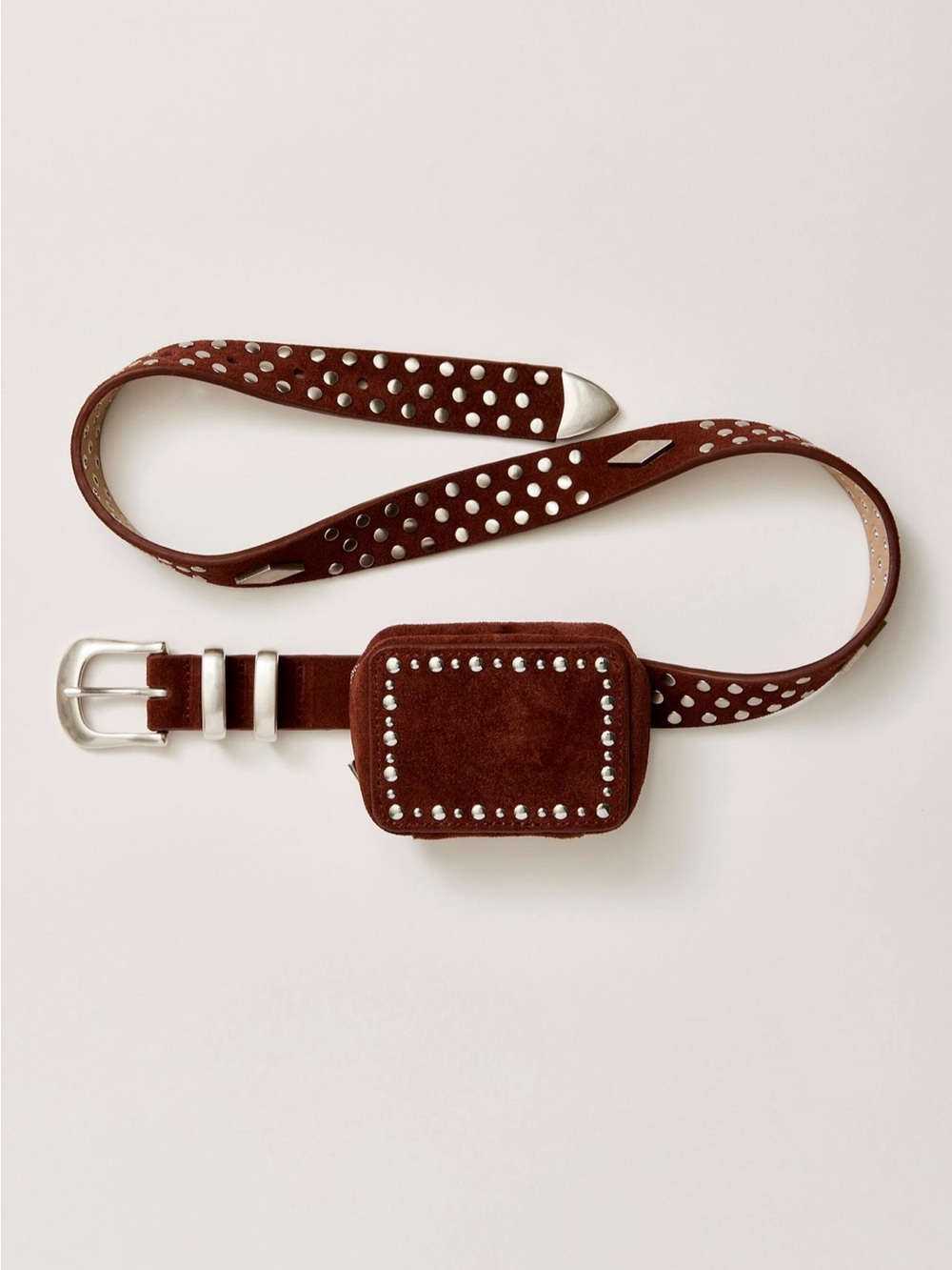 Understated leather Dakota belt new with tags- medium